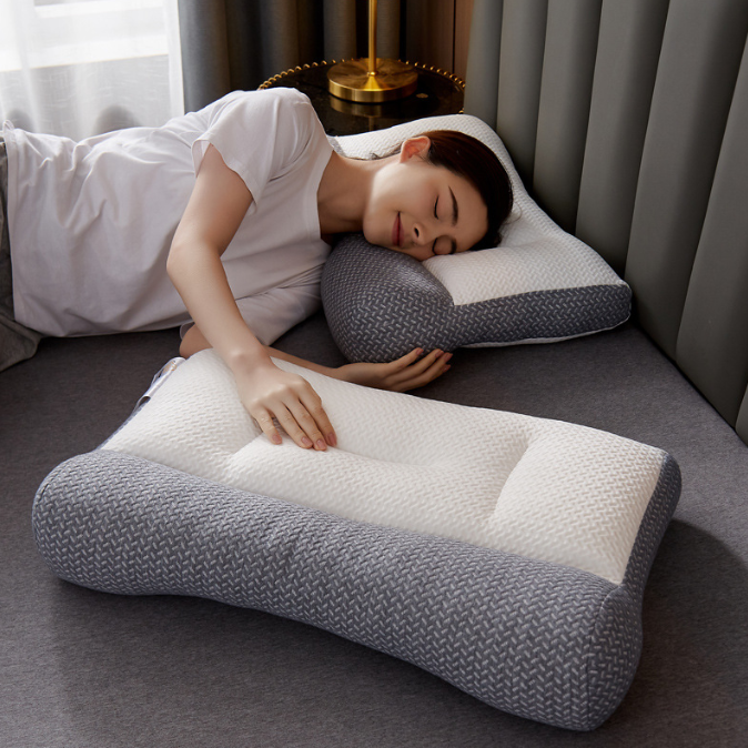 Almohada Cervical Ergonómica Noctis — Fibra de Soja para un Descanso Reparador