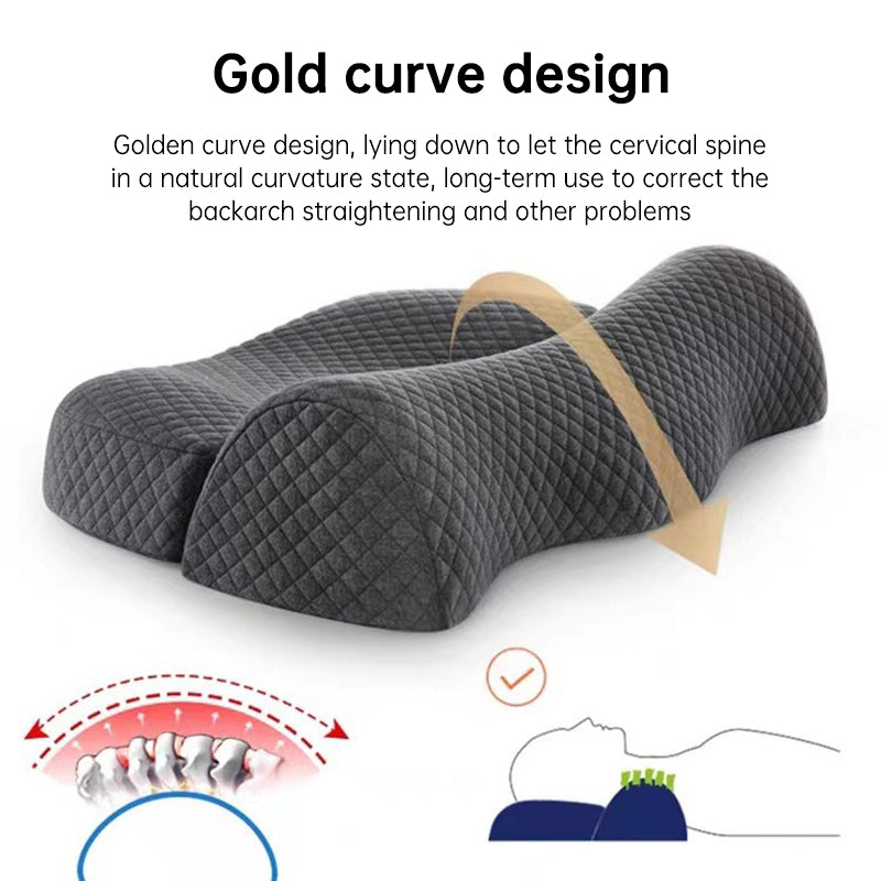 Almohada Cervical de Espuma Viscoelástica Noctis — Alivio para el Dolor de Cuello