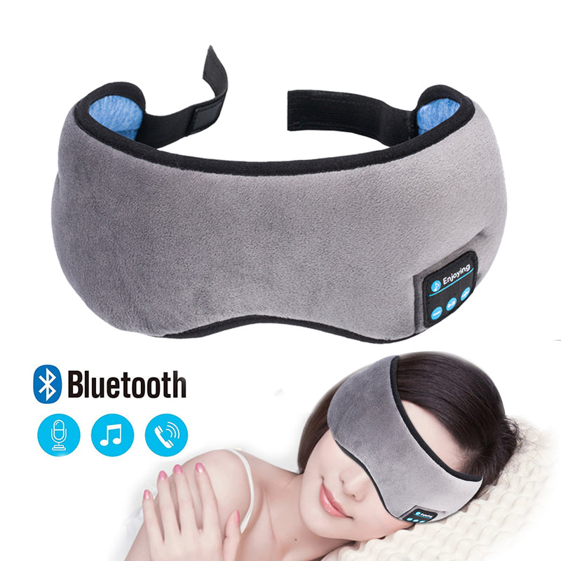 Antifaz Noctis con Auriculares Bluetooth — Música y Oscuridad para Dormir Mejor