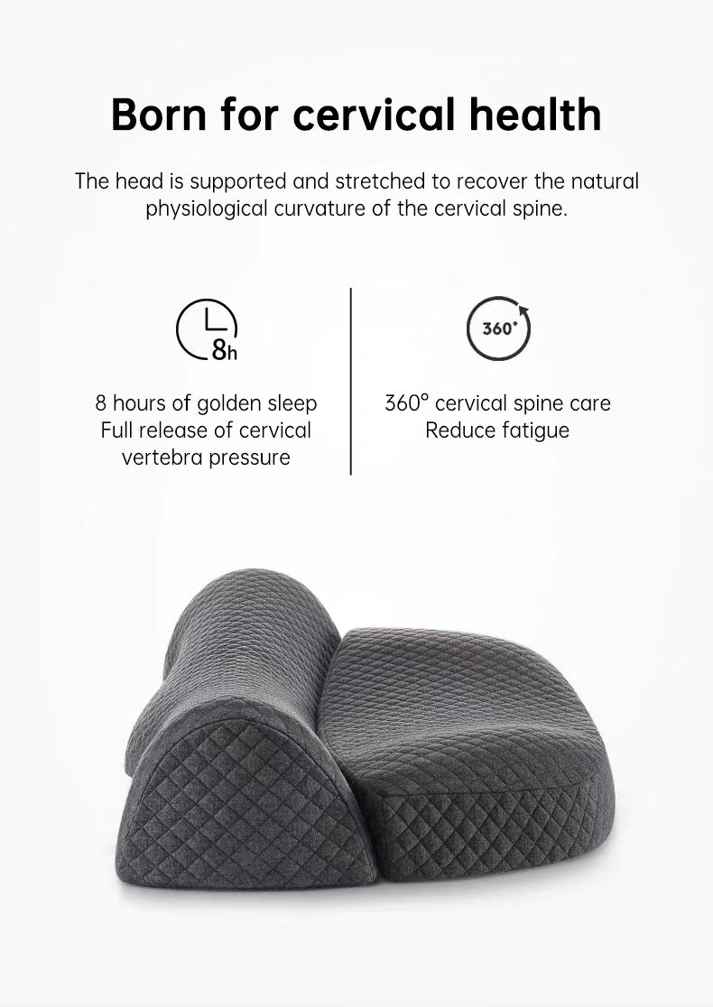 Almohada Cervical de Espuma Viscoelástica Noctis — Alivio para el Dolor de Cuello