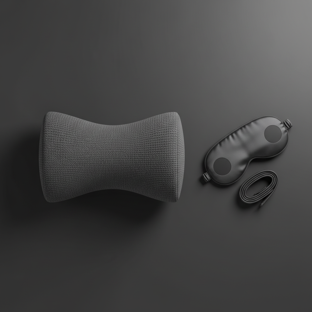 Pack Almohada Viscoelástica + Antifaz Bluetooth